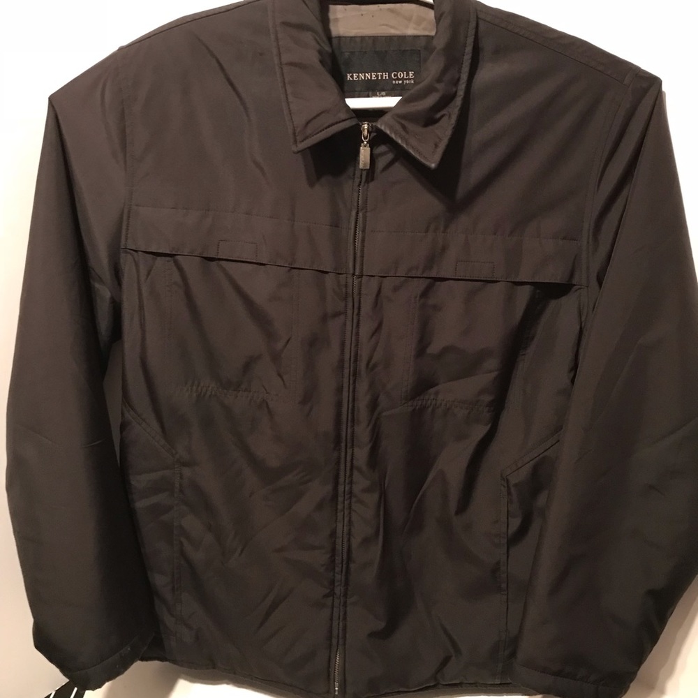 Kenneth Cole New York Black Coat Large